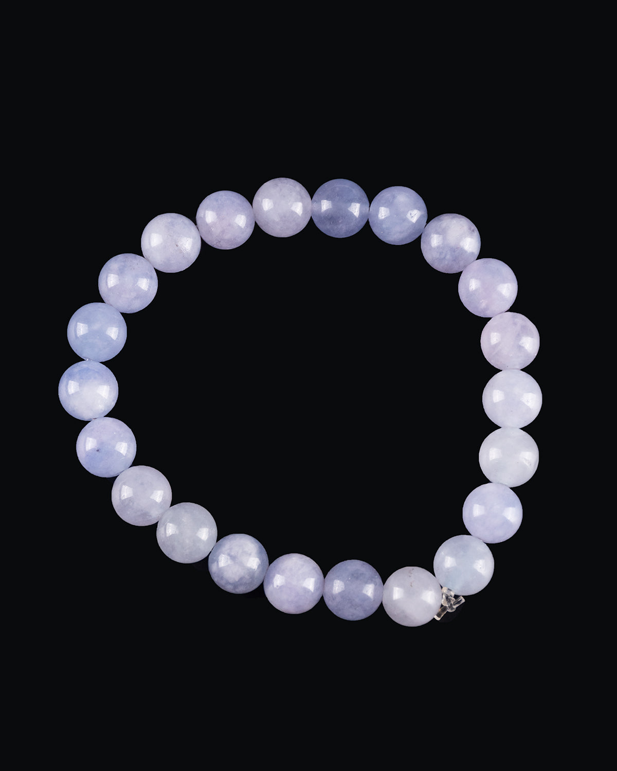Aquamarine Beaded Stretch Bracelet